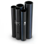 مواسير HDPE PE 80 ضغط 6 بار قطر خارجي 225 مم سمك 10.3 مم لون اسود | نيبروبلاست