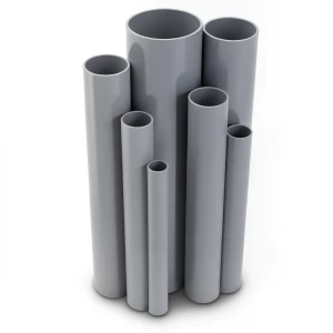 مواسير UPVC مقاس ¼ 1 إنش سمك 1.78 مم لون رمادي
