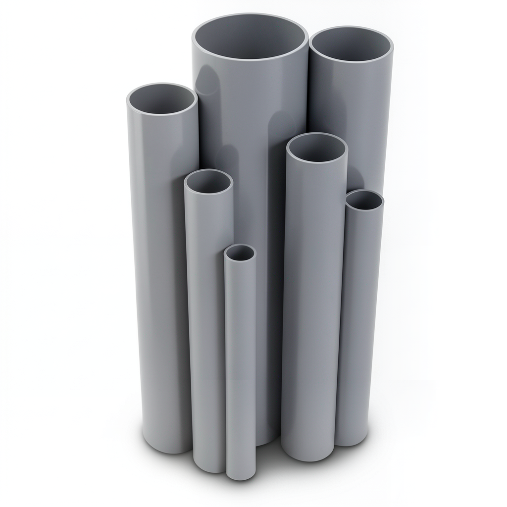 UPVC Pipes 1¼ Inch Thickness 1.78 mm Gray Color