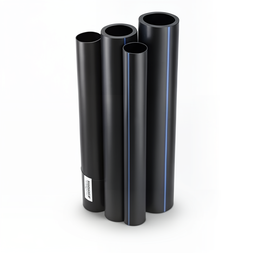 مواسير HDPE PE 80 ضغط 6 بار قطر خارجي 280 مم سمك 12.8 مم لون أسود | نيبروبلاست