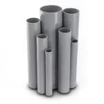 UPVC Pipes 4 Inch Thickness 3.81 mm Gray Color