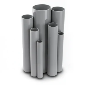 UPVC Pipes 4 Inch Thickness 3.81 mm Gray Color