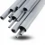 UPVC Pipes Al-Rajhi  EPT  Size 2 ½ inch Thickness 2.79 mm Gray Colour