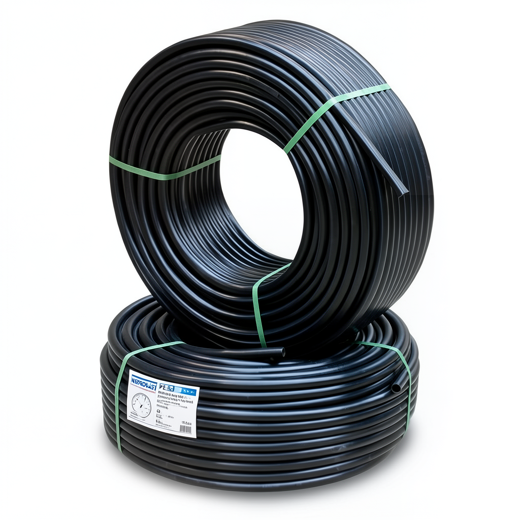 HDPE Pipes PE 80 Pressure 6 Bar Outside Diameter 75 mm Thickness 3.5 mm Black | NEPROPLAST