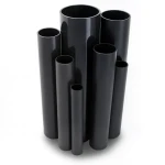 مواسير UPVC ضغط اسمي 2.5 بار قطر خارجي 125 مم سمك 1.8 مم لون اسود