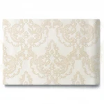 Italian wallpaper classic design, size 10 m x1.06m, light beige color, model 81809