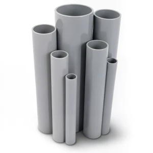 UPVC Pipes Schedule 40 Size 1 Inch Thickness 3.38 mm Gray