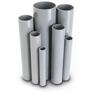 مواسير UPVC جدول 40 مقاس ¼ 1 إنش سمك 3.56 مم لون رمادي