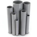 مواسير UPVC جدول 40 مقاس ½ 1 إنش سمك 3.68 مم لون رمادي