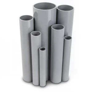 مواسير UPVC جدول 40 مقاس 3 إنش سمك 5.49 مم لون رمادي