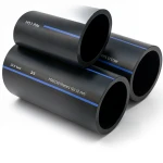 SPS HDPE Pipe PE 100 Pressure 10 Bar Outside Diameter 50 mm Thickness 3 mm Black | Saudi Pipes Systems (SPS)