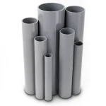 UPVC Pipes Schedule 80 Size ½ Inch Thickness 3.73 mm Gray