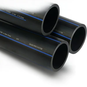 SPS HDPE Pipes PE 100 Pressure 16 Bar Outside Diameter 50 mm Thickness 4.6 mm Black | Saudi Pipes Systems (SPS)