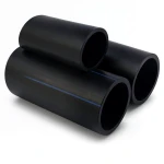 أنابيب HDPE السعودي PE 100 ضغط 16 بار قطر خارجي 20 مم سمك 2 مم لون أسود