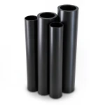 مواسير HDPE PE 80 ضغط 6 بار قطر خارجي 160 مم سمك 7.3 مم لون أسود