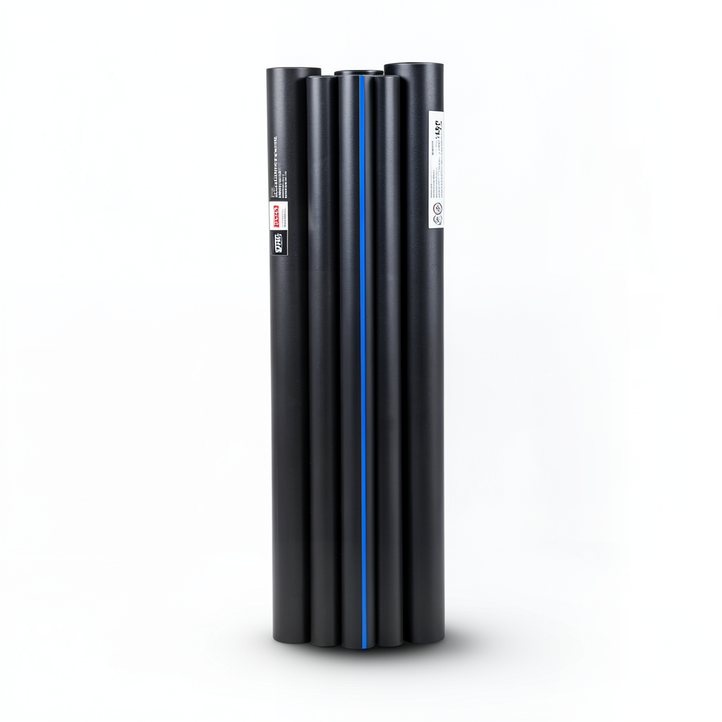 HDPE Pipes PE 80 Pressure 6 Bar Outside Diameter 250 mm Thickness 11.4 mm Black | NEPROPLAST