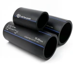 SPS HDPE Pipes PE 100 Pressure 10 Bar OD 40 mm Thickness 2.4 mm Black | Saudi Pipes Systems (SPS)