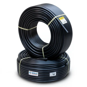 HDPE Pipes PE 80 Pressure 6 Bar Outside Diameter 63 mm Thickness 2.9 mm Black | NEPROPLAST