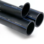 SPS HDPE Pipe PE 100 Pressure 16 Bar Outside Diameter 40 mm Thickness 3.7 mm Black | Saudi Pipes Systems (SPS)