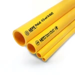 HDPE Pipes PE 80 10 Bar 225 mm Diameter 16.6 mm Thickness Yellow | NEPROPLAST