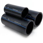 SPS HDPE Pipes PE 100 Pressure 16 Bar Outside Diameter 50 mm Thickness 4.6 mm Black | Saudi Pipes Systems (SPS)