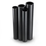 مواسير HDPE PE 80 ضغط 6 بار قطر خارجي 160 مم سمك 7.3 مم لون أسود