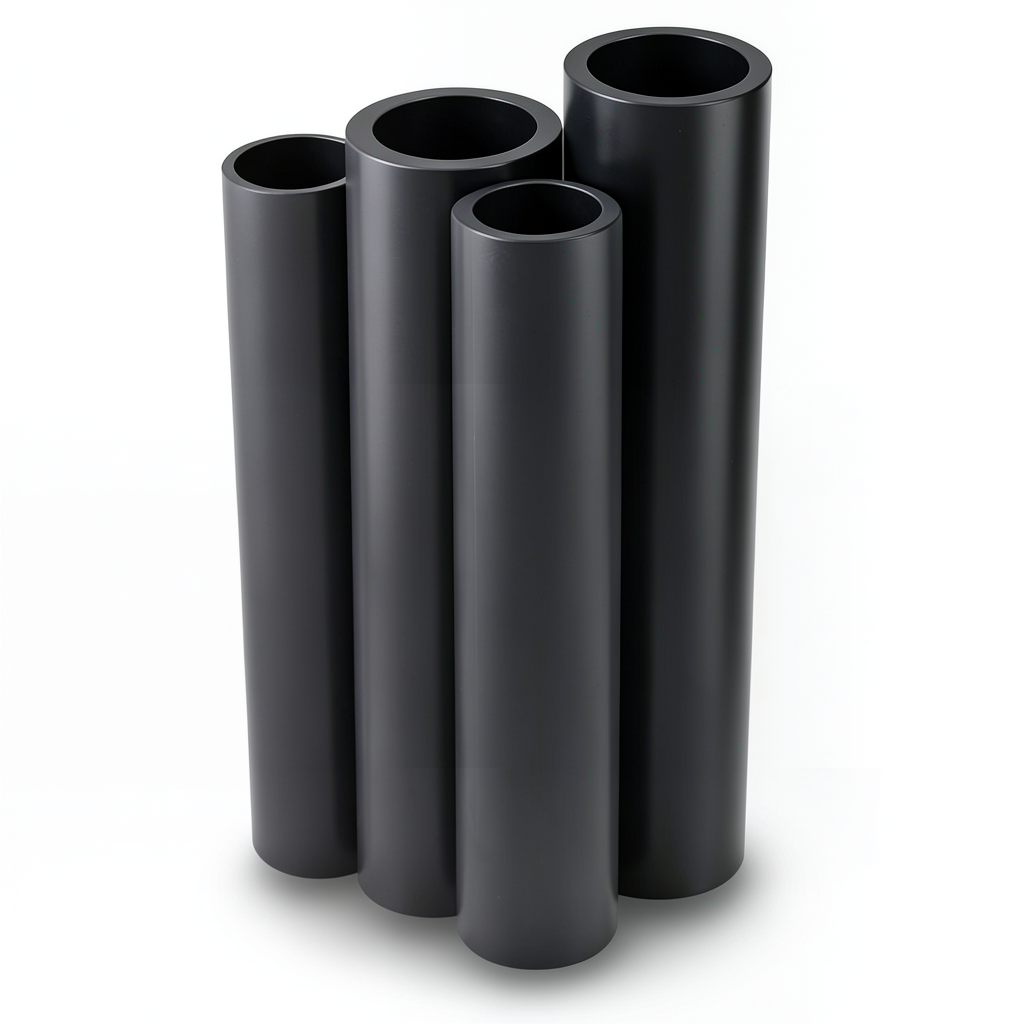 مواسير HDPE الراجحي PE 80 ضغط 6 بار قطر خارجي 180 مم سمك 8.2 مم لون أسود