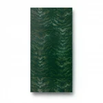 Patterned wall paper, length 10 m, width 0.70 m, dark green color, model 13026