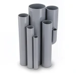 UPVC Pipes Schedule 80 Size 1 inch Thickness 4.55 mm Gray Color