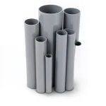 UPVC Pipes Schedule 80 Size 2 Inch Thickness 5.54 mm Gray