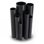 مواسير UPVC ضغط 15 بار قطر خارجي 75.3 مم سمك 5.5 مم لون اسود