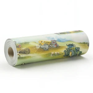 German Wallpaper Youth & Children 10m x 0.53m Light Green, Model 293302
