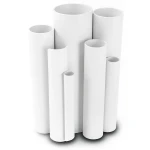 UPVC Pipes 15 Bar Pressure 88.7 mm Diameter 5.7 mm Thickness White