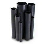 UPVC Pipes 2.5 Bar Pressure 110 mm OD 1.8 mm Thickness Black