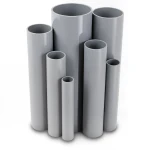 UPVC Pipes 48.1 mm Outside Diameter 1.80 mm Thickness Gray