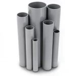 مواسير UPVC جدول 80 مقاس ¼ 1 إنش سمك 4.85 مم لون رمادي