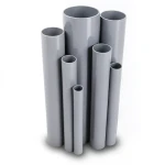 مواسير UPVC جدول 80 مقاس 2 إنش سمك 5.54 مم لون رمادي