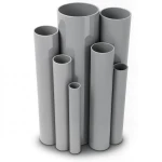 UPVC Pipes Schedule 80 Size 2 ½ inch Thickness 7.01 mm Gray