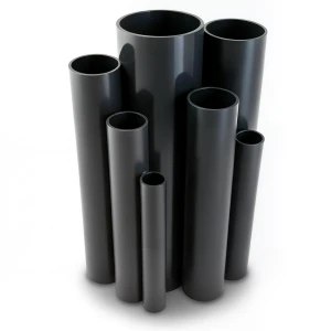 UPVC Pipes 15 Bar Pressure 88.7 mm Diameter 5.7 mm Thickness Black