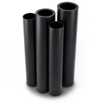 مواسير HDPE PE 80 ضغط 6 بار قطر خارجي 225 مم سمك 10.3 مم لون أسود