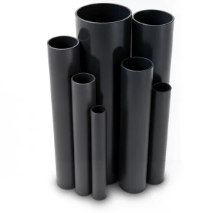 UPVC Pipes 15 Bar Pressure 89.1 mm Diameter 6.6 mm Thickness Black