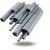 UPVC Pipes Al-Rajhi Schedule 80  Size 5 inch Thickness 9.52 mm Gray Colour