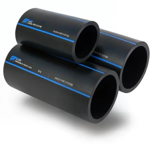 مواسير HDPE من انظمة الأنابيب PE 100 ضغط 6 بار قطر خارجي 63 مم سمك 2.5 مم لون اسود | مصنع أنظمة الانابيب السعودي (SPS)