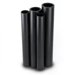 مواسير HDPE PE 80 ضغط 6 بار قطر خارجي 280 مم سمك 12.8 مم لون أسود
