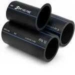 أنابيب HDPE السعودي PE 80 ضغط 8 بار قطر خارجي 32 مم سمك 2 مم لون اسود