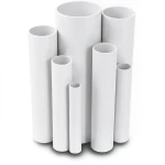 مواسير UPVC ضغط اسمي 2.5 بار قطر خارجي 110 مم سمك 1.8 مم لون أبيض