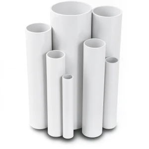مواسير UPVC ضغط اسمي 2.5 بار قطر خارجي 110 مم سمك 1.8 مم لون أبيض