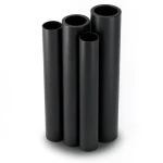 مواسير HDPE PE 80 ضغط 6 بار قطر خارجي 315 مم سمك 14.4 مم لون أسود