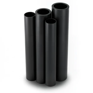 مواسير HDPE PE 80 ضغط 6 بار قطر خارجي 315 مم سمك 14.4 مم لون أسود