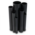 مواسير UPVC ضغط 2.5 بار قطر خارجي 110 مم سمك 1.8 مم لون اسود
